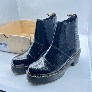 Dr. Martens Rozalie Distressed Patent Chelsea boots women’s size 9